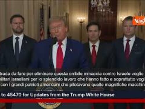 Usa attacca siti nucleari Iran, Trump: Grazie al nostro esercito per operazione fantastica