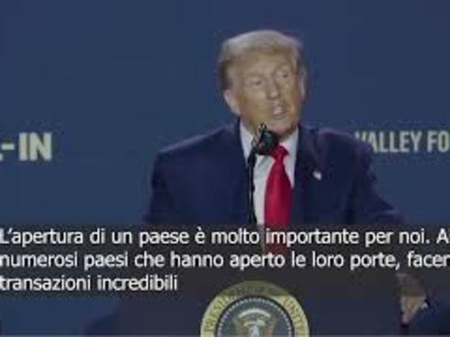 Dazi, Trump: Con Ue in corso negoziati, se apre a imprese americane tariffe più basse