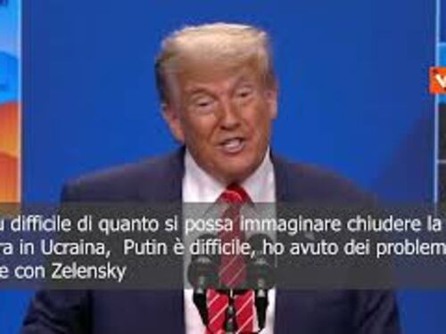 Vertice Nato, Trump: Ero sarcastico su fine guerra in Ucraina in 24 ore
