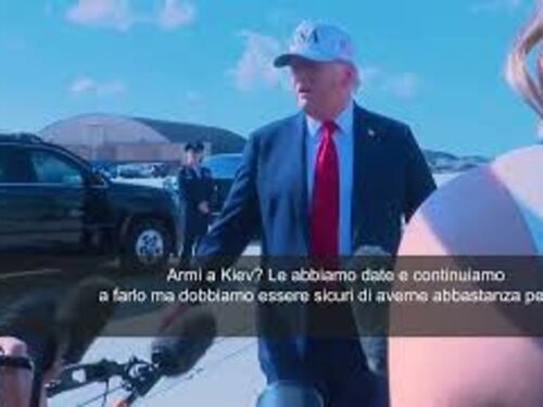 Trump: "Continuiamo a dare armi a Kiev, ma dobbiamo essere sicuri di averne abbastanza per noi"