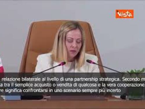 Meloni: Elevata la relazione bilaterale con l'Arabia Saudita a partnership strategica