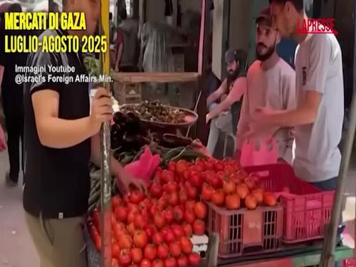 Israele, il video del ministero degli Esteri: "Nei mercati di Gaza c'è cibo, il resto sono bugie"