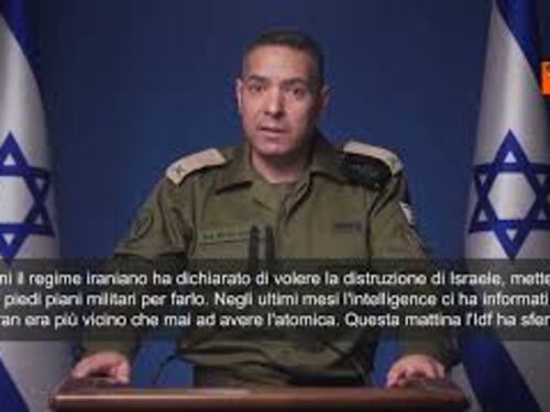 Effie Defrin (Idf): L’Iran più vicino che mai ad avere l’atomica, attacco preciso e preventivo