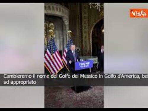 Trump: "Cambieremo il nome del Golfo del Messico in Golfo d'America"