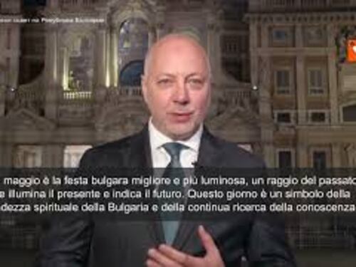 Auguri premier Zhelyazkov da Roma per festa Cirillo e Metodio: Giorno grandezza spirituale Bulgaria