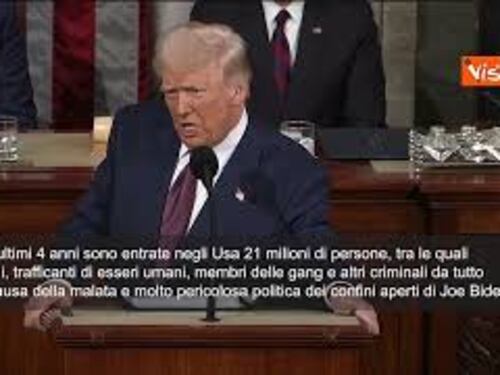 Trump: "21 milioni di illegali entrati in 4 anni con confini aperti di Biden"
