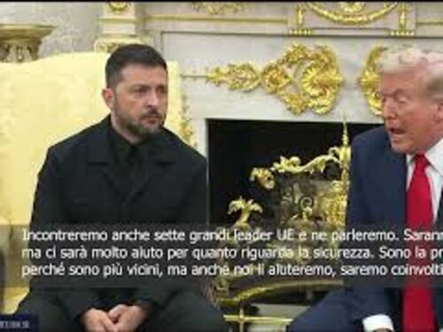 Trump con Zelensky: Garanzie di sicurezza in Ucraina? Ue è in prima linea ma noi aiuteremo