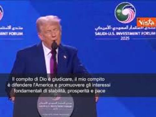 Trump: Troppi Presidenti Usa pretendevano di giudicare leader stranieri. Quello compito di Dio