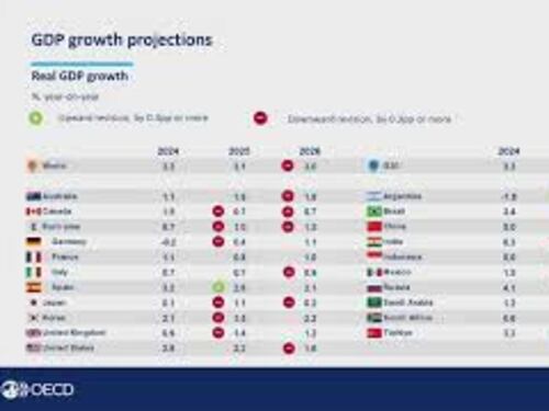 L'Ocse taglia stime del Pil italiano 2025 e 2026. Disoccupazione particolarmente bassa