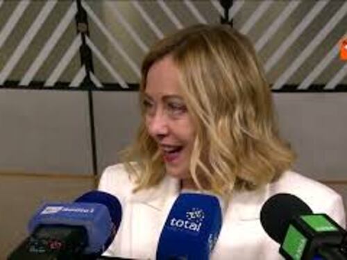 Meloni: "Escludo invio di soldati italiani in Ucraina"