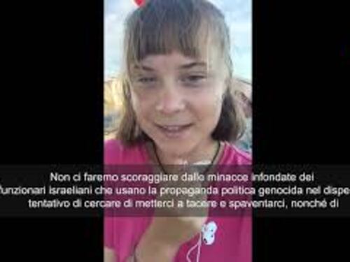 Global Flotilla, Greta Thunberg: Minacce della propaganda genocida israeliana non ci fermeranno