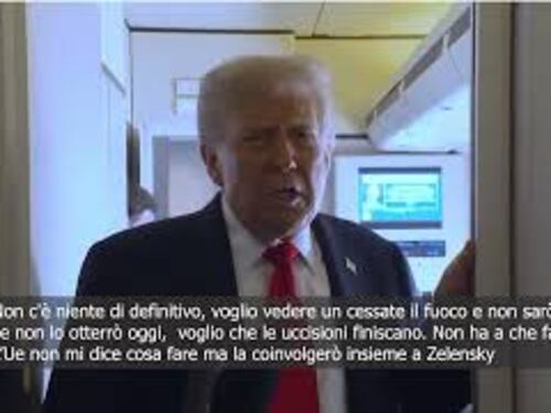 Incontro con Putin, Trump: Voglio un cessate il fuoco oggi, l'Ue non mi dice cosa fare