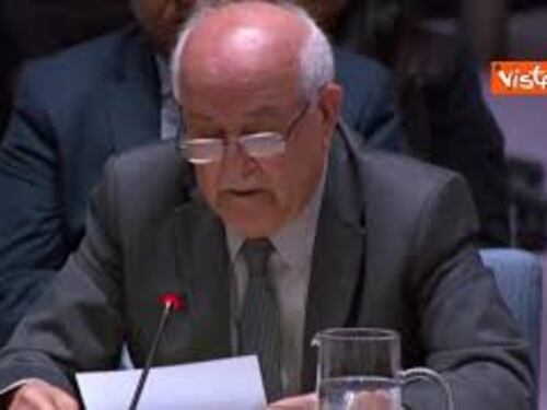 L'ambasciatore palestinese parla all'Onu dei bambini uccisi a Gaza scoppia in lacrime