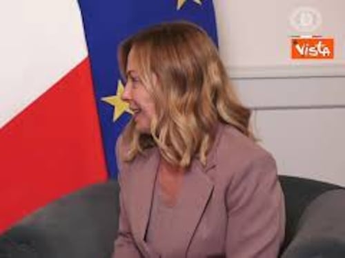 Meloni riceve il Primo Ministro del Canada Mark Carney a Palazzo Chigi