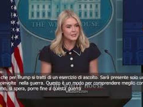 Leavitt (portavoce Trump): Incontro con Putin? Per Trump sarà un esercizio di ascolto