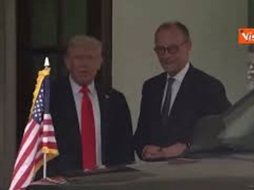 Trump riceve Cancelliere tedesco Merz alla Casa Bianca