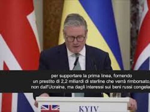 Starmer a Zelensky: "3 miliardi di sterline di supporto militare a Kiev"