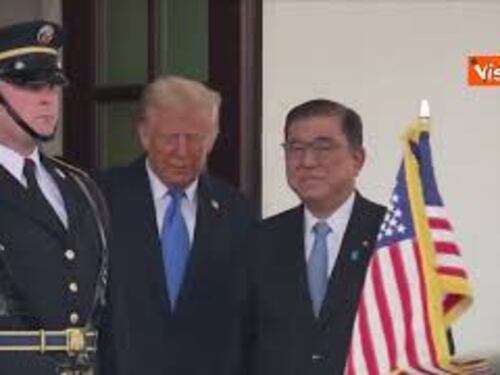 Trump riceve premier giapponese Shigeru Ishiba alla Casa Bianca