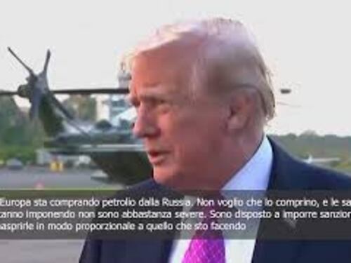 Trump: Sono disposto a imporre sanzioni a Russia, Ue inasprisca le sue