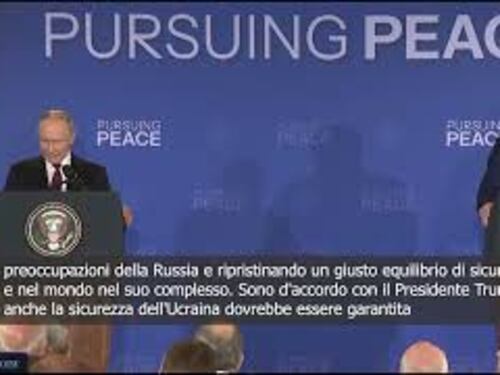 Putin ad Anchorage: Ucraina nazione fraterna, speriamo che intesa aiuti ad avvicinare pace