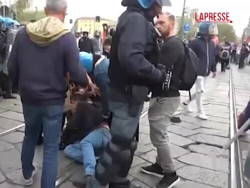 Milano, scontri al corteo anti Israele
