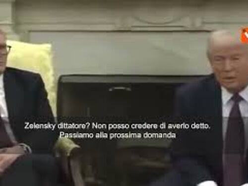 Trump: "Zelensky dittatore? Non posso credere di averlo detto"
