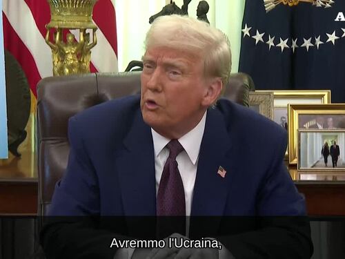 Trump: "L'Ucraina avrà un posto al tavolo delle trattative"