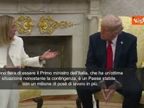 Meloni: Fiera di essere Primo ministro Italia, che ha ottima situazione nonostante contingenza
