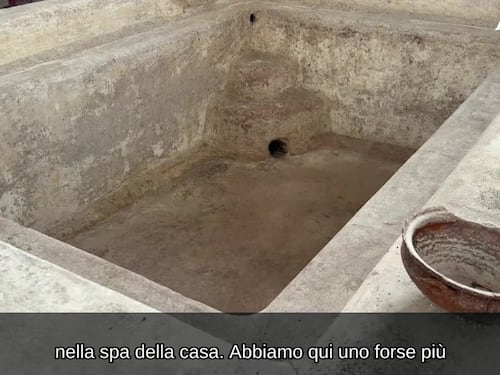 Scavi a Pompei, emerge un grande complesso termale nella Regio IX