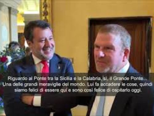 L'ambasciatore Usa Feritta: Il Ponte di Salvini sarà una delle grandi meraviglie del mondo