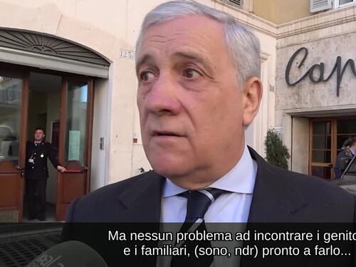 Trentini, Tajani: "Sono certamente disponibile ad incontrare la madre"