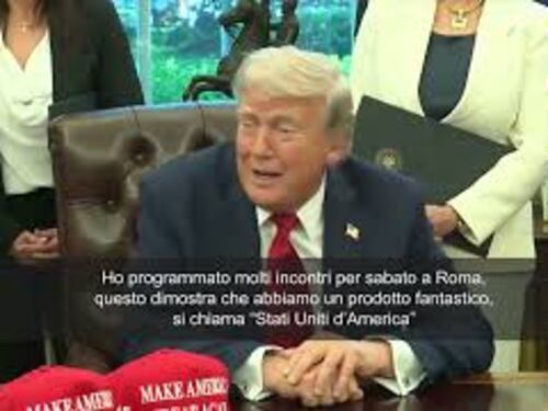 Trump: Sabato a Roma molti incontri per il nostro fantastico prodotto, gli "Stati Uniti”