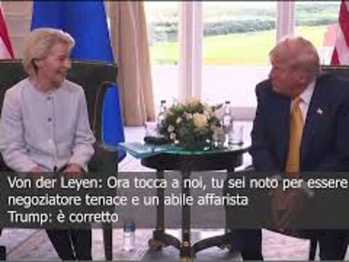 Raggiunto accordo sui dazi, Von der Leyen: "Sei un negoziatore tenace" , Trump: "E' vero"
