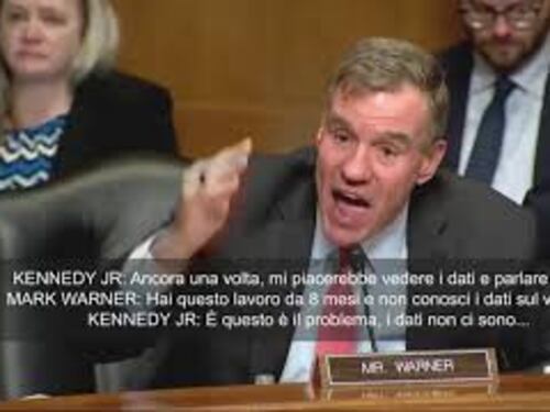 Scontro su dati Covid, il Senatore dem Warner vs Kennedy Jr: Come puoi essere così ignorante?