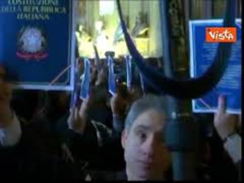 Nordio inaugura anno giudiziario Corte Appello di Napoli, magistrati lasciano aula per protesta