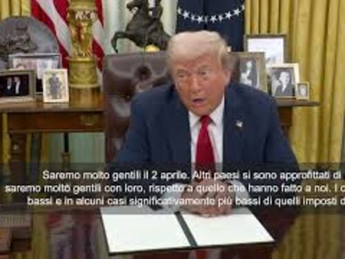 Dazi Usa, Trump: "Saremo molto gentili il 2 aprile coi partner commerciali"