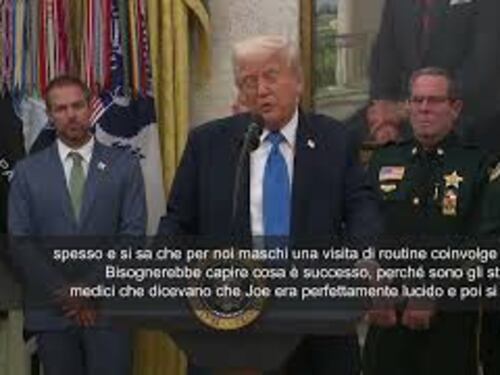 Trump: Sono molto dispiaciuto per cancro Biden, sorpreso che non si sapesse prima