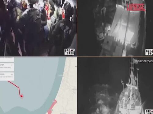 Gaza, esercito israeliano blocca la nave di Freedom Flotilla