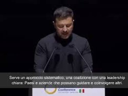 Ricostruzione Ucraina, Zelensky: "Serve un piano di ripresa simile al Piano Marshall"