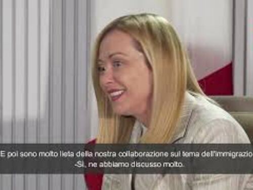 Meloni: "Lieta della cooperazione tra Italia e Regno Unito sull'immigrazione"