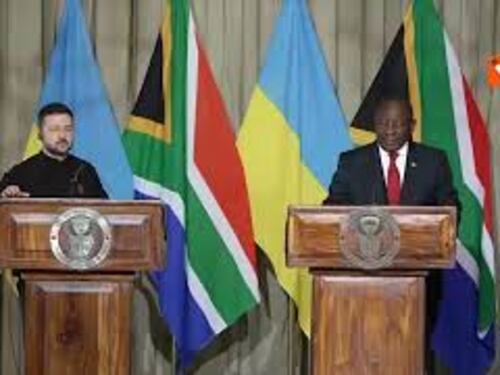 Zelensky in Sudafrica, visita più breve dopo gli attacchi a Kiev