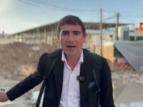 Fratoianni davanti al campo profughi di Jenin: E' uno sterminio, bisogna dire basta
