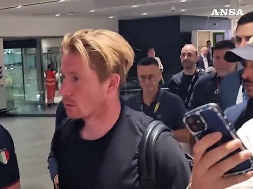 De Bruyne a Roma per le visite mediche