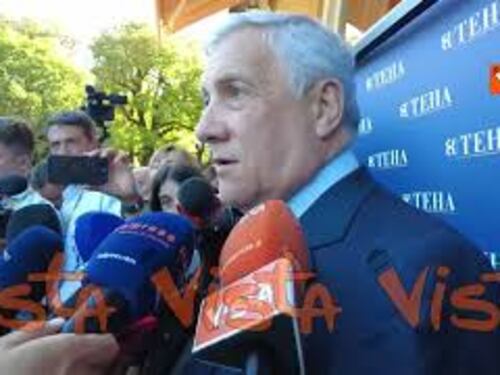 Tajani: Quando sento parlare di tasse sono come il toro quando vede il colore rosso