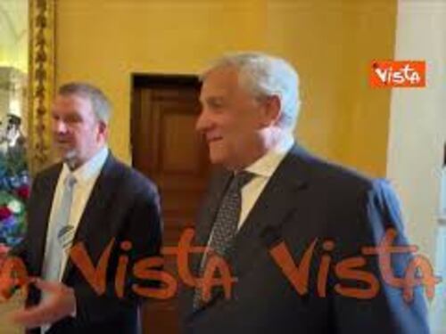 L'Ambasciatore Usa Fertitta a Tajani: Nessuno più di lui lavora sodo per la pace nel mondo