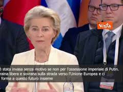 Von der Leyen: L'Ucraina è stata invasa per l'ossessione imperiale di Putin