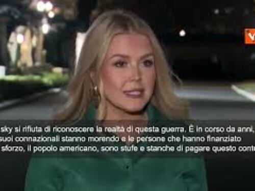 Leavitt (Casa Bianca): Il popolo americano è stanco di pagare per la guerra in Ucraina