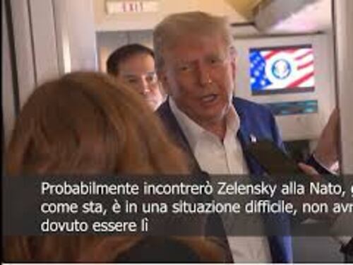 Trump: Se incontrerò Zelensky alla Nato? Probabilmente sì, gli chiederò come sta