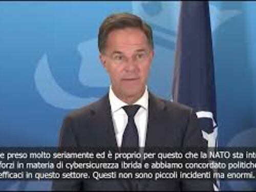Rutte: La Nato prende seriamente gli attacchi ai gps, siamo al lavoro su cybersicurezza ibrida
