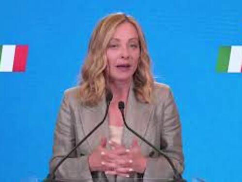 Meloni: "Stiamo lavorando a un nuovo piano e strategia industriale sul mare"
